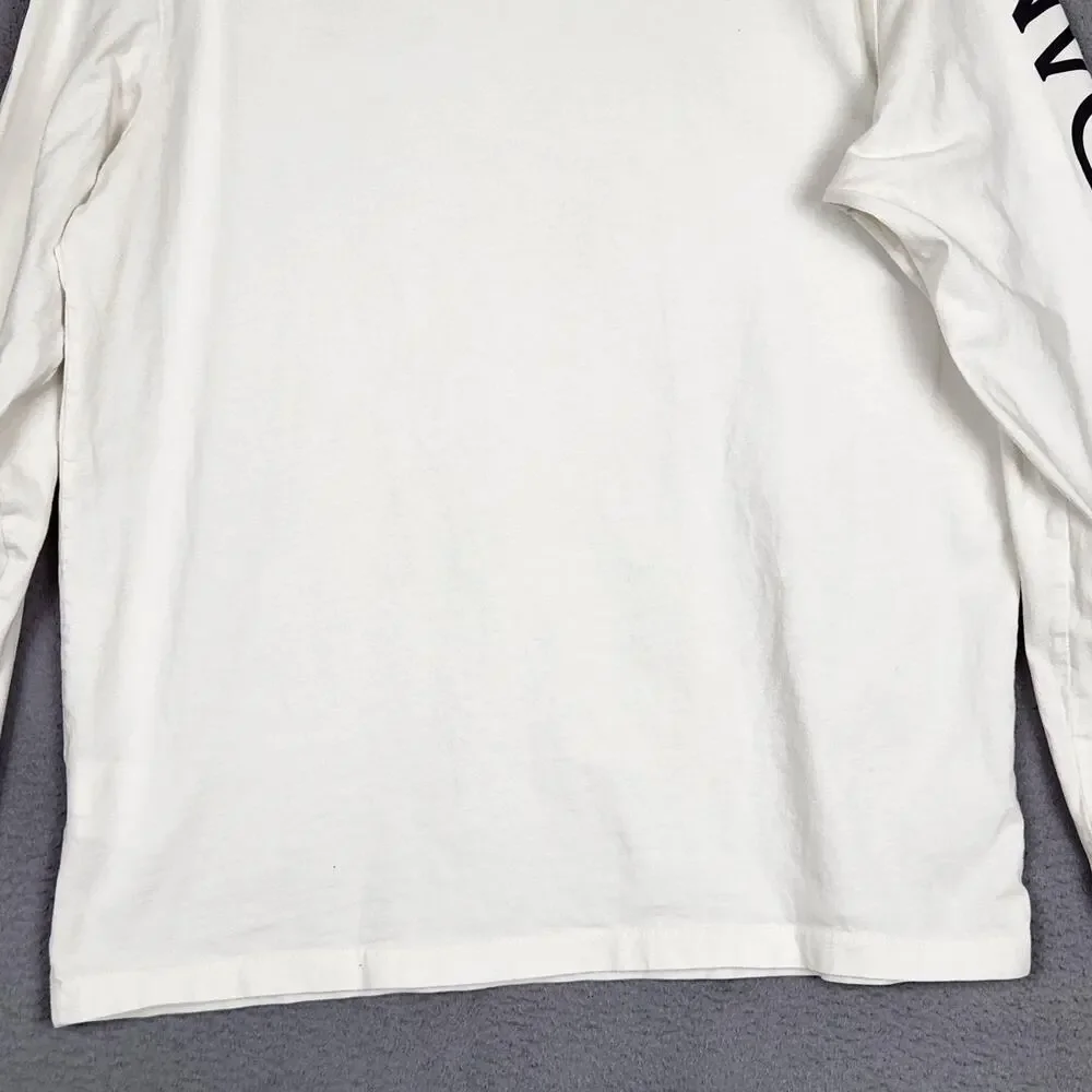 Jordan Shirt Mens Large White Long Sleeve Nike Air Jumpman Classics AT8897-100